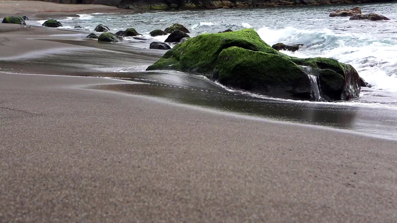 Beach Sand Waves  natural beautiful scene royalty Free  Stock no copyright background  video, creative common Free for commercial use, dron aerial view 4K- or full HD, in the world