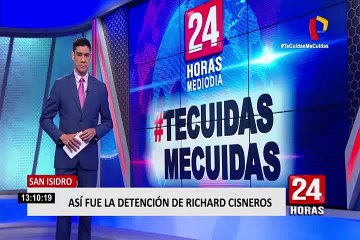 Trasladan a Richard Cisneros a la Prefectura: "estoy tranquilo y confiado en Dios"