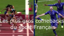 LES PLUS GROS COMEBACKS DU SPORT FRANÇAIS