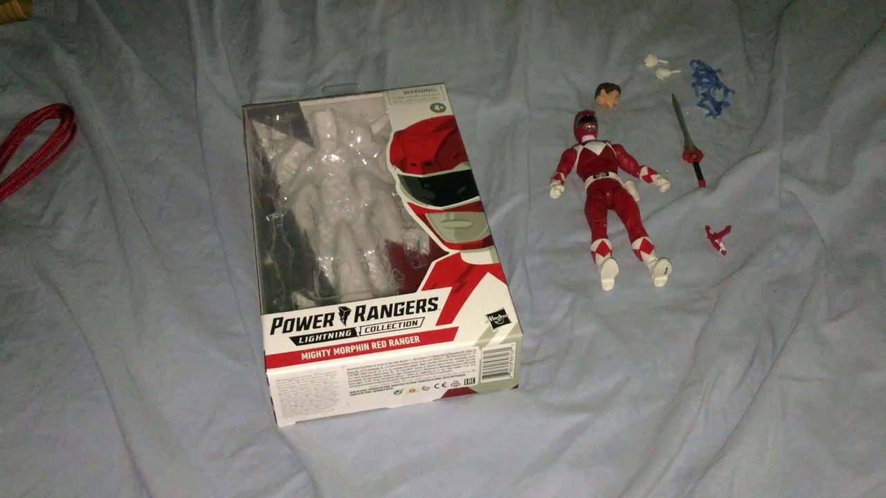Power Rangers Lightning Collection Mighty Morphin Red Ranger Unboxing & Review