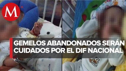 Nico y Mateo, gemelos que fueron abandonados, pasarán a custodia del DIF Nacional