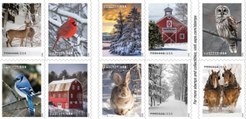 The U.S. Postal Service Unveils Their New Holiday Stamps Collection