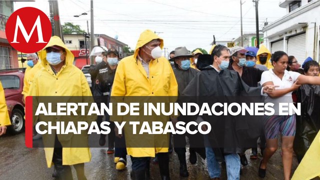 Por lluvias, Conagua abrirá presa Peñitas; alerta de inundaciones en Chiapas y Tabasco