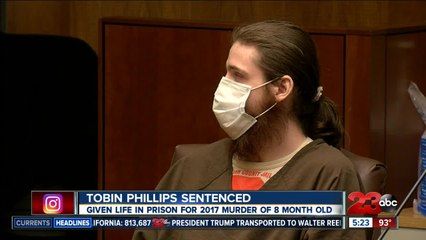 Tobin Phillips sentenced to life in prison for murder of 8 month old