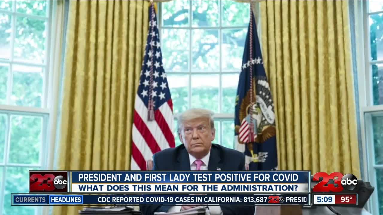 President Trump tests positive for COVID-19 and what  this means for the administration