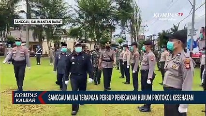 Pemkab Sanggau Terapkan Perbup Penegakan Protokol Kesehatan