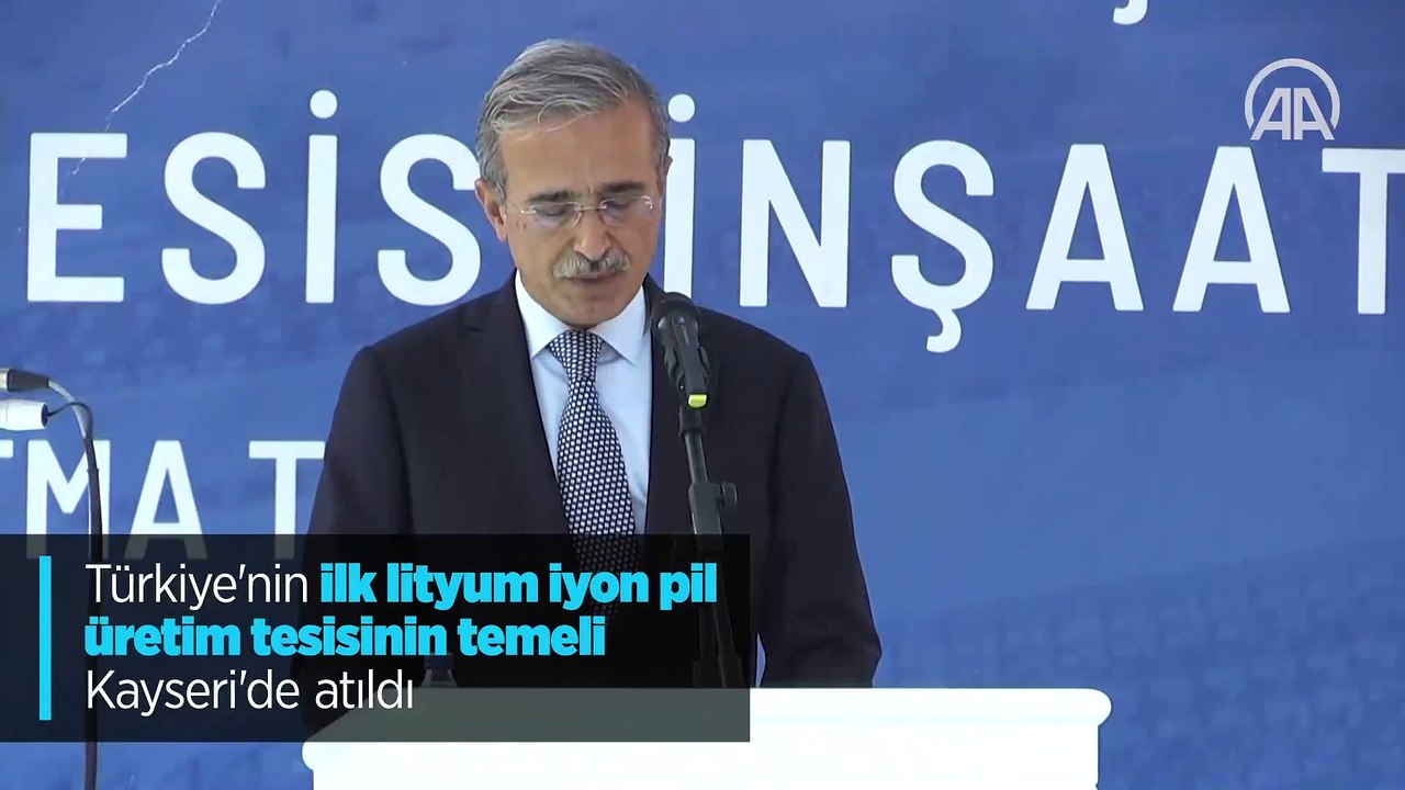 Türkiye'nin ilk lityum iyon pil üretim tesisini...
