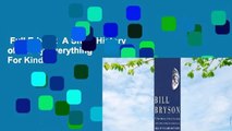 Full E-book  A Short History of Nearly Everything  For Kindle