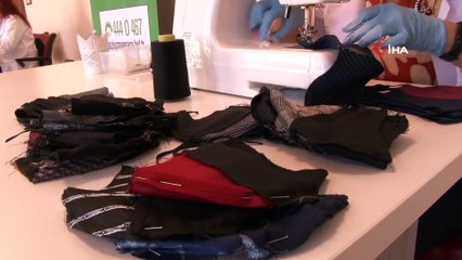 Gaziosmanpaşa’da katıldıkları ücretsiz kursla maske üreticisi oldular