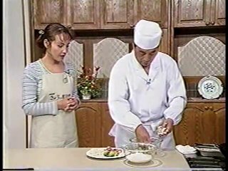 昔懐かし1996　NHKきょうの料理　酢鶏あん　道場六三郎　アシスタント：高見チカさん