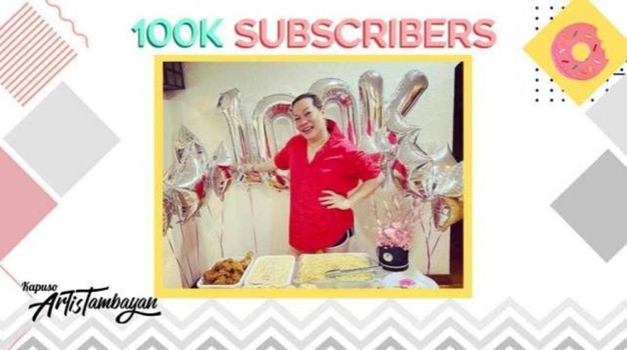 ArtisTambayan: 100k subscribers, nakamit ni Tetay sa loob ng dalawang buwan!