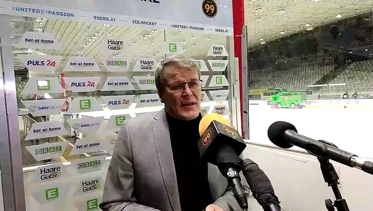 3.Runde: DEC Headcoach Suikkanen nach dem Spiel gegen Graz