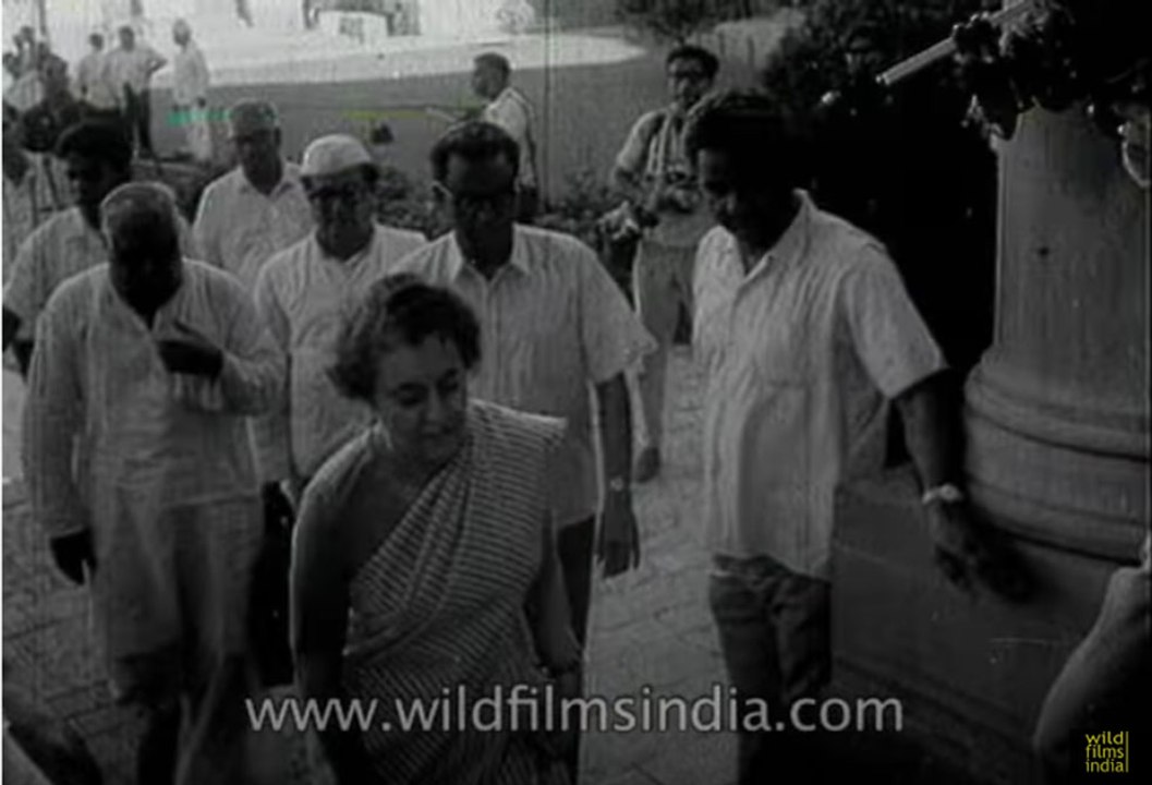Indira Gandhi, fights a relentless struggle for political survival: Archive Footage