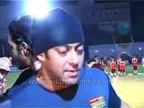 Salman Khan in sporting mode- Football Match between Bollywood Actors
