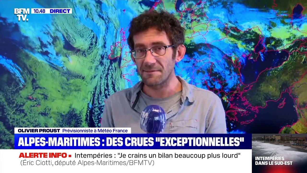 Alpes-Maritimes : des crues "exceptionnelles" - 03/10