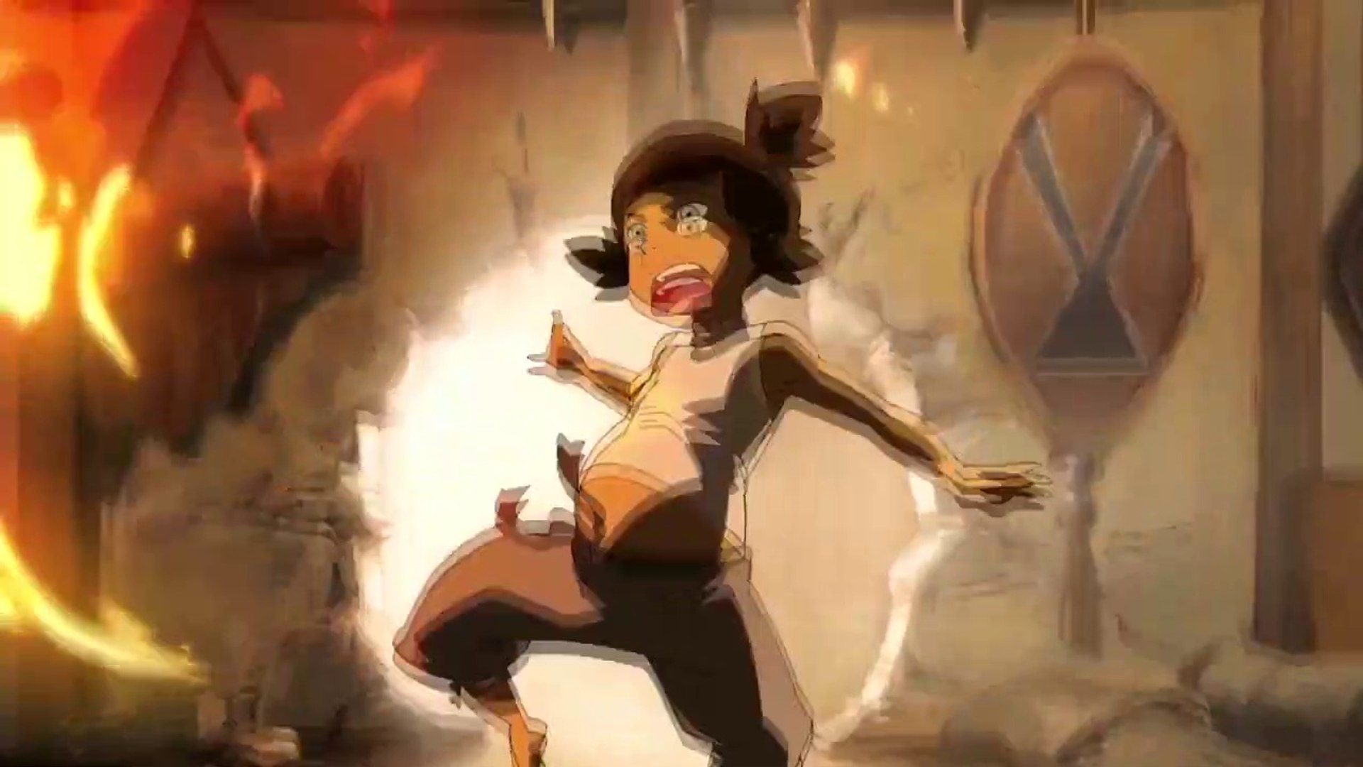 The Legend of Korra Season 1 - Clip - Firebending Training