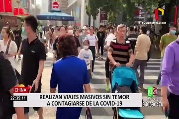 Feriados en China movilizarán a millones de ciudadanos pese a pandemia del COVID-19