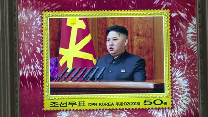 Stamp exhibition marks ruling party anniversary in North Korea