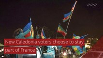 New Caledonia voters choose to stay part of France, and other top stories in international news from October 07, 2020.