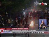 Aksi Protes UU Cipta Kerja Disusupi Tawuran di Makassar