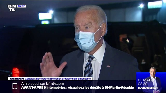 Présidentielle américaine: Joe Biden pense qu'il ne faut pas un deuxième débat si Donald Trump est encore positif au coronavirus