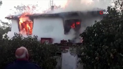 Ankara'da gecekondu yangını