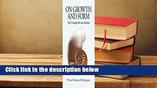 [Read] On Growth and Form  For Kindle