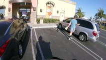 Man Gets Mad at Motorcycle Riders for Parking