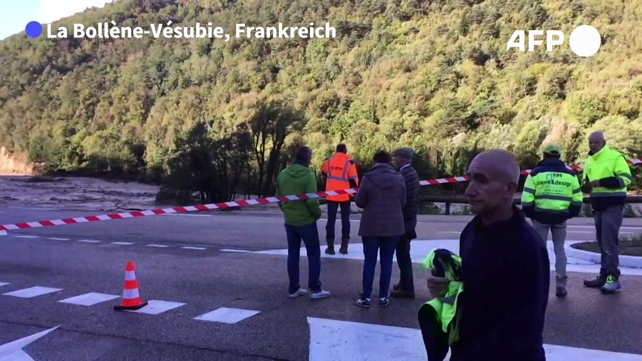 Suche nach Vermissten nach schweren Unwettern in Südfrankreich