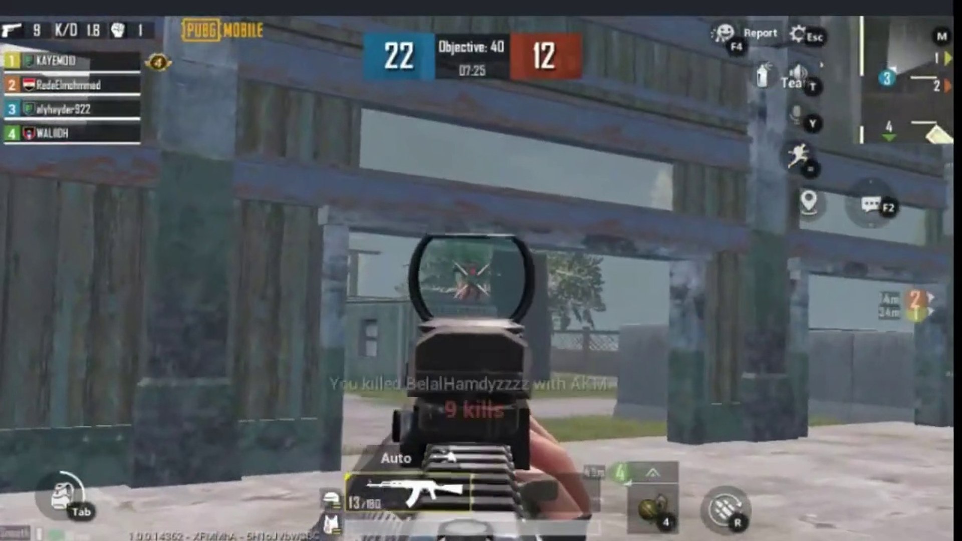 ⁣Pubg Mobile 22 Kills with AKM Gone Crazy -)