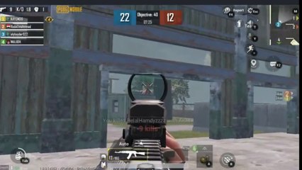 Pubg Mobile 22 Kills with AKM Gone Crazy -)