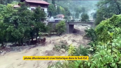 Tempête Alex : des crues impressionnantes et des personnes disparues dans les Alpes-Maritimes