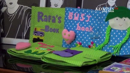 Modal Kreatif, Busy Book Dari Limbah Kain Ini Hasilkan Jutaan Rupiah