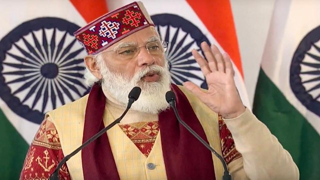 PM Modi lashes out at opposition in his speech