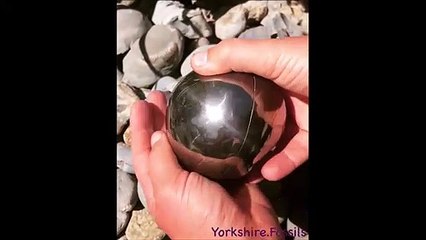 Ce qu'il trouve en ouvrant cette pierre Golden cannonball est magnifique