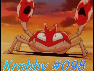 pokedex #098 krabby