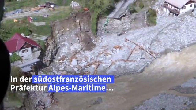 Unwetter in Frankreich: Luftaufnahmen zeigen Ausmaß der Zerstörung