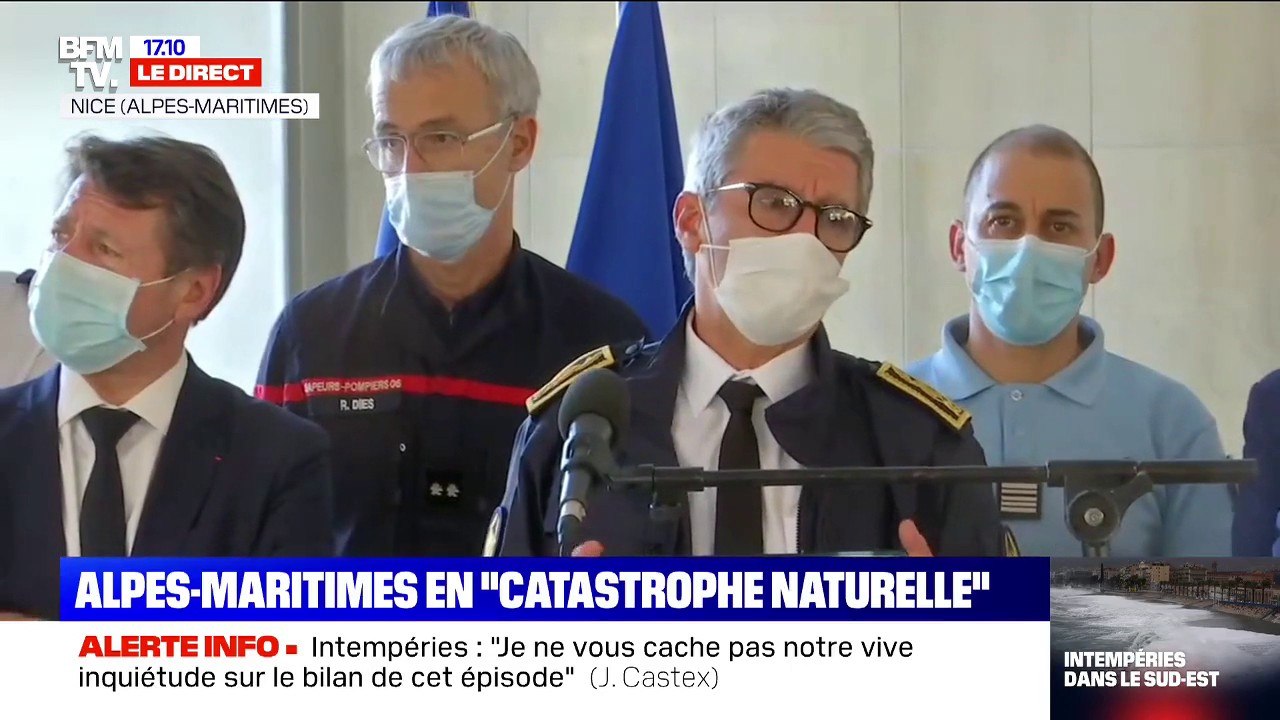 Bernard Gonzalez (préfet des Alpes-Maritimes): "Le bilan n'est pas encore définitivement établi et nous sommes inquiets"