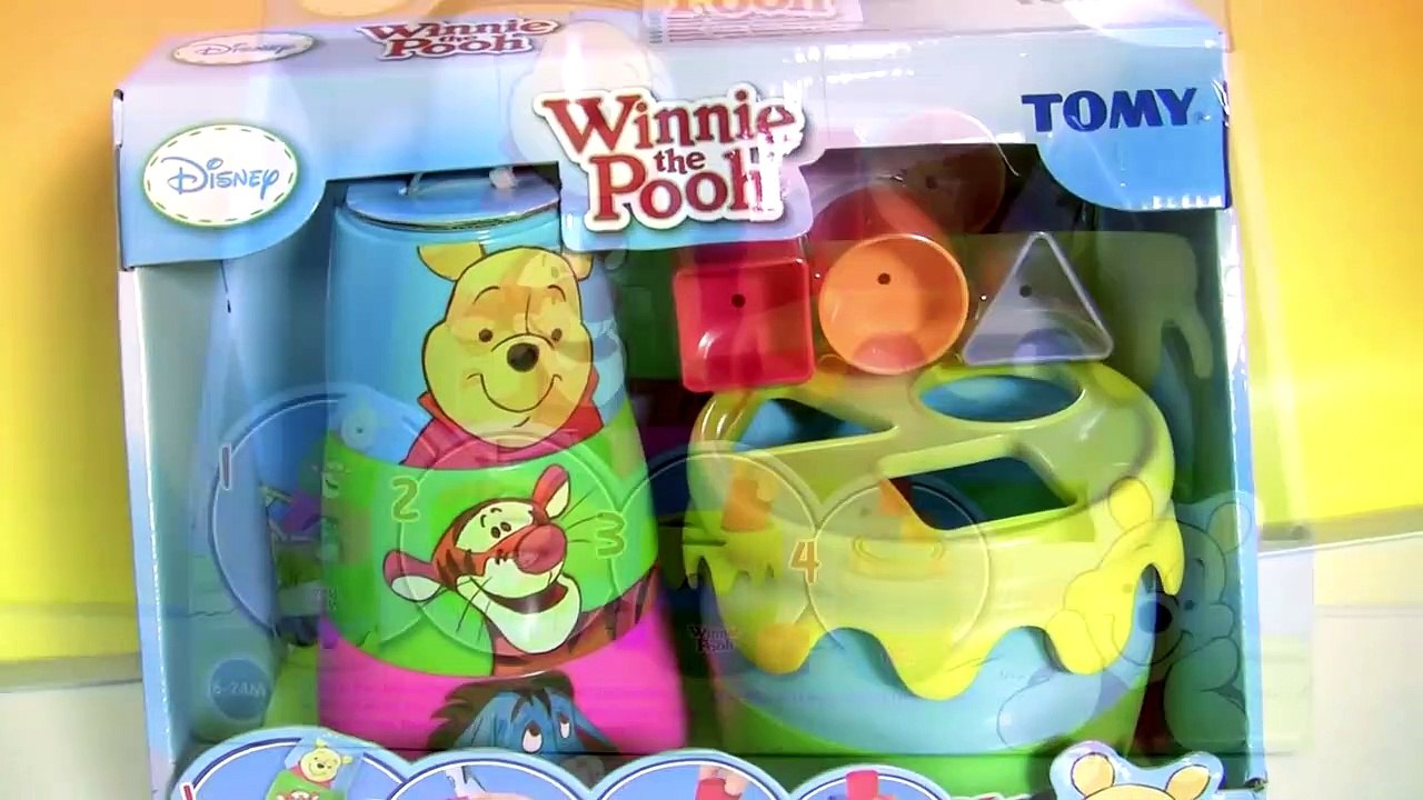 Ursinho Pooh Stacking Cups com Tigrão e Bisonho Disney Winnie the