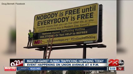 March against human trafficking happening today