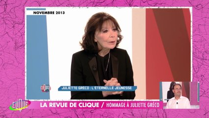 Hommage à Juliette Gréco  - La revue de Clique - CANAL+