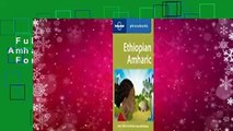 Full version  Ethiopian Amharic Phrasebook  For Kindle