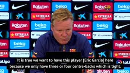 Koeman makes no secret of intent to swoop Garcia from City