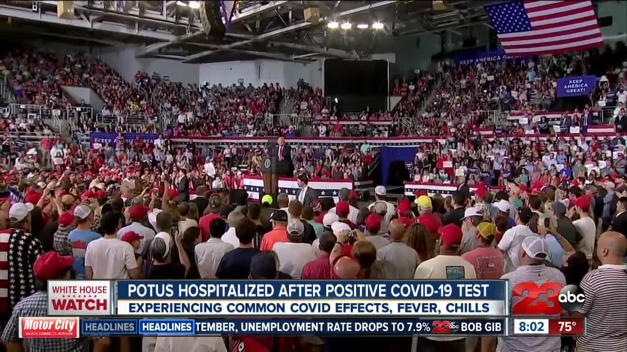 President Trump remains in Walter Reed Hospital following COVID-19 diagnosis