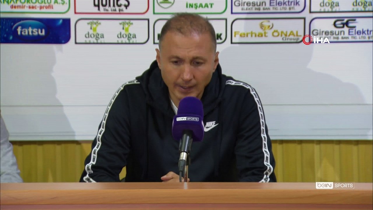 Giresunspor - Boluspor maçının ardından