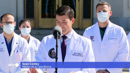 Médicos aseguran que Donald Trump está "muy bien"