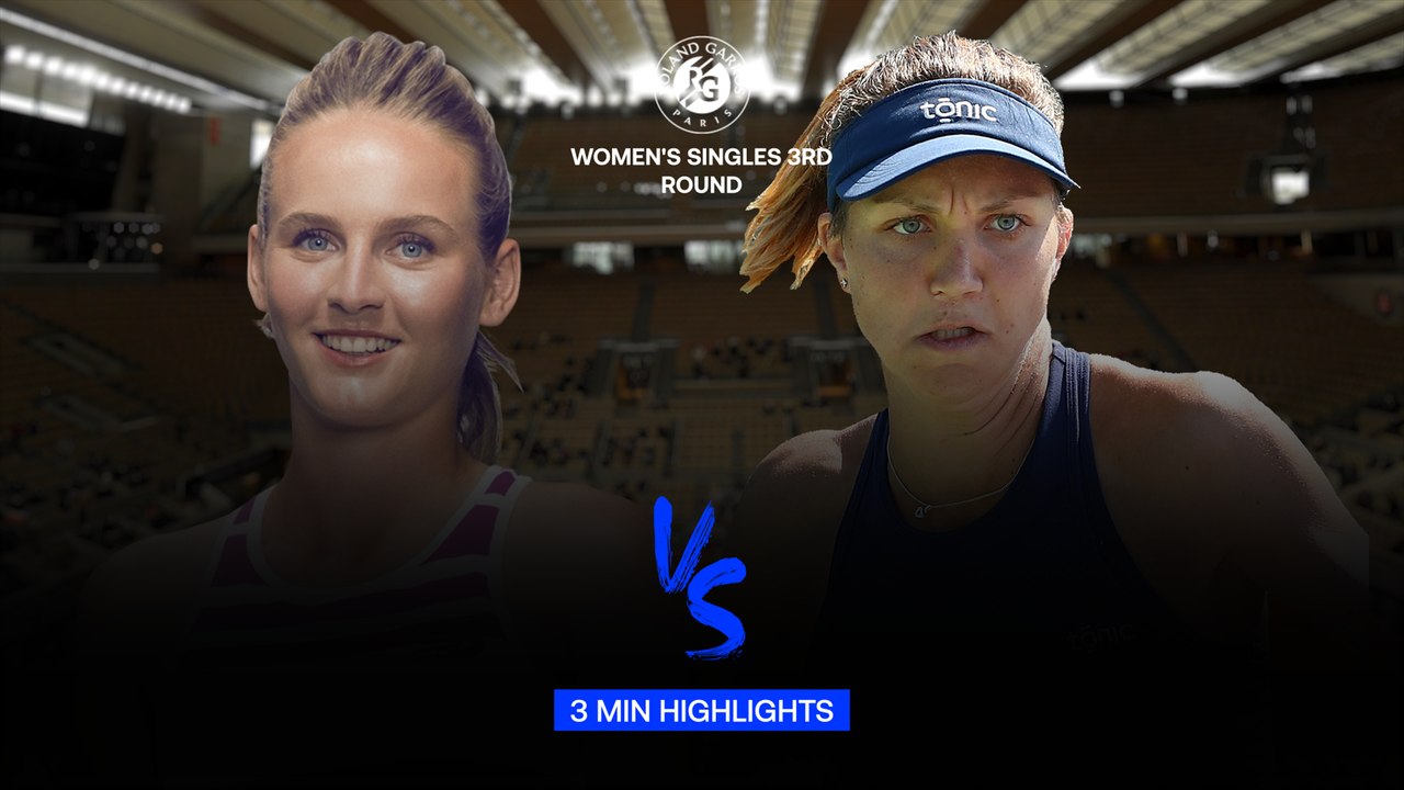 Roland-Garros - Les temps forts de Fiona Ferro - Patricia Maria Tig