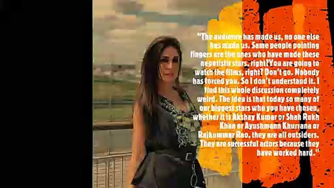 Kareena Kapoor PUTS The BLAME on AUDIENCE for MAKING NEPOTISTIC STARS _ TALKS ABOUT HER STRUGGLES