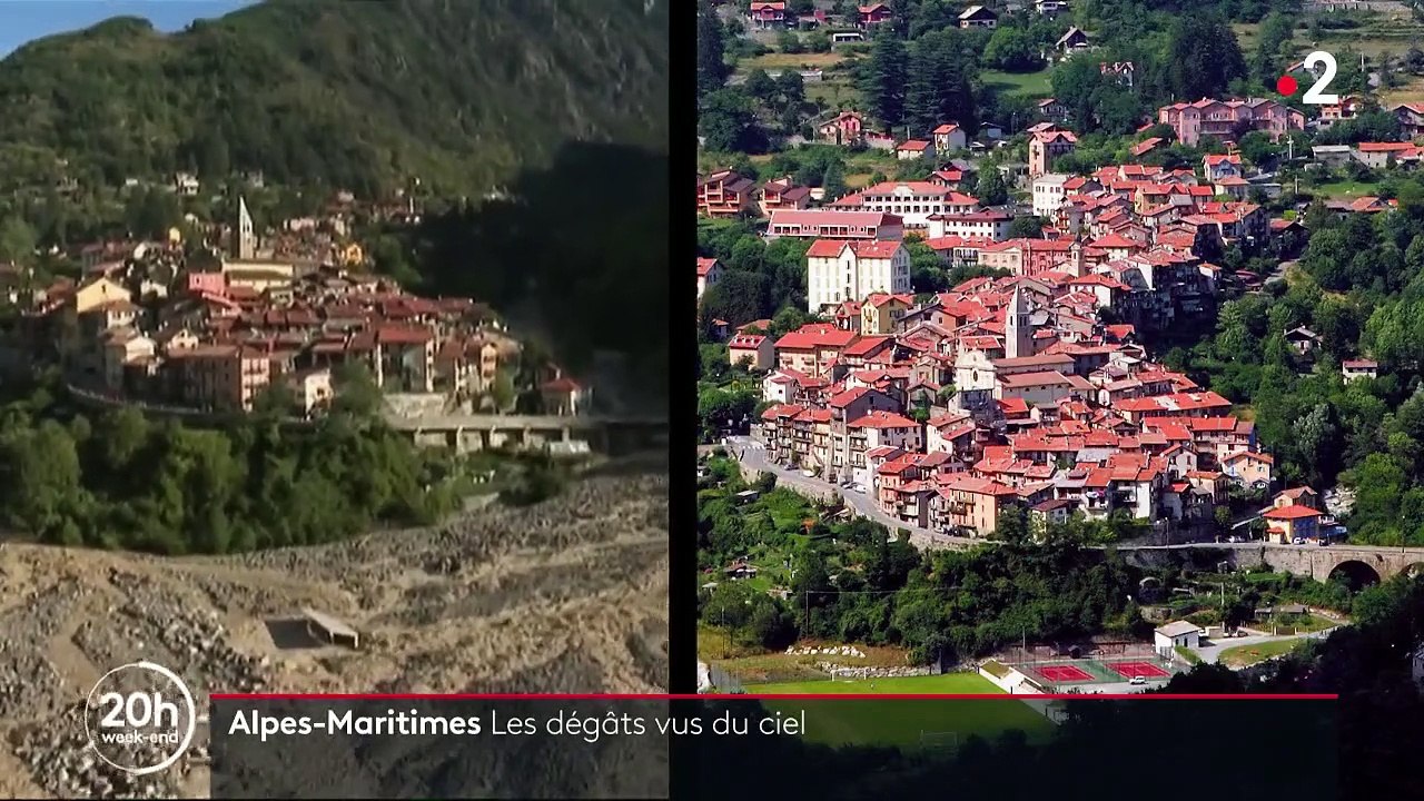 Tempête Alex : des vues aériennes des dégâts des intempéries