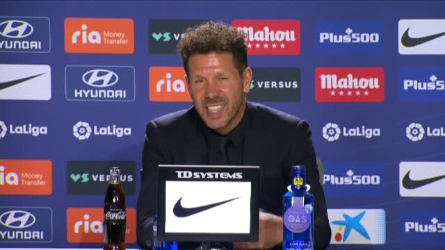 Simeone: Los resultados no son los que queríamos, pero la actitud me gusta